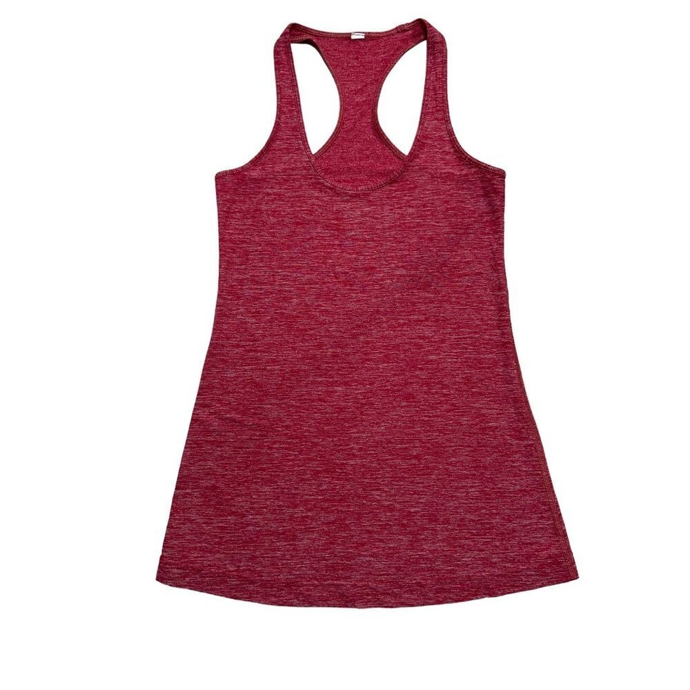 Lululemon Cool Racerback in Heathered Cranberry-sz approx. 4